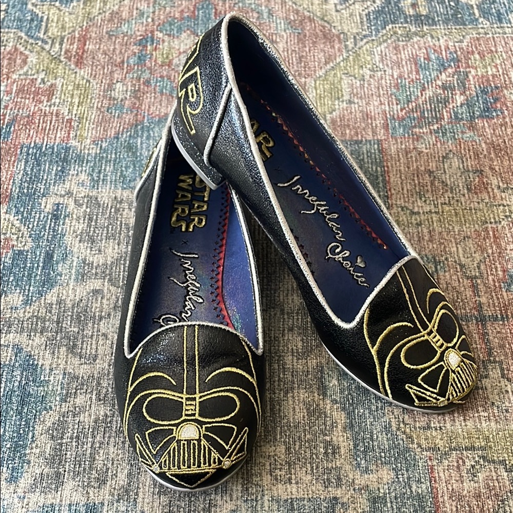Star Wars Irregular Choice Darth Vader Black Flats size 6.5